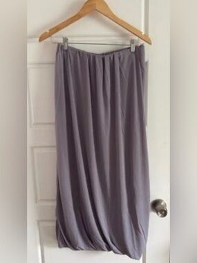 ZARA NWT Dusty Lavender Maxi Bubble Skirt